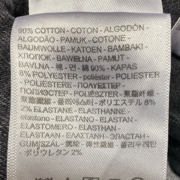 NWT Levi’s 721 High-Rise Skinny Distressed Black Jeans Size 26 x 32 - Picture 5 of 7